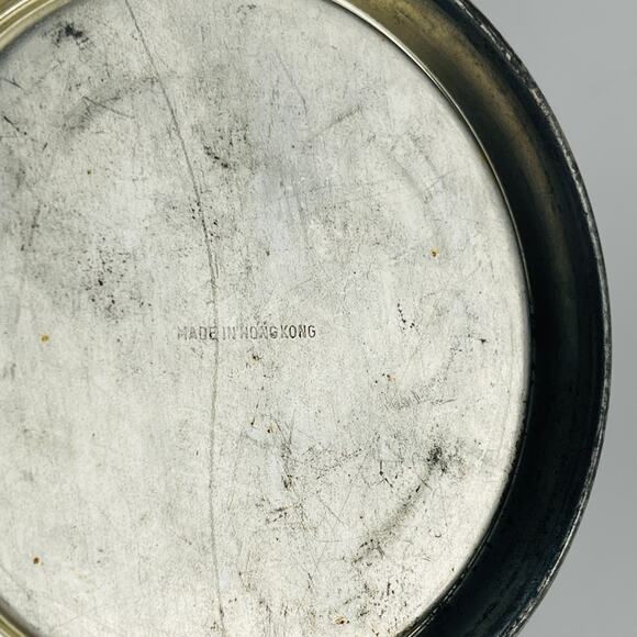 Vintage Aluminum 4” Floral Cross-Stitch Coaster Set of 5 - Picture 3 of 9